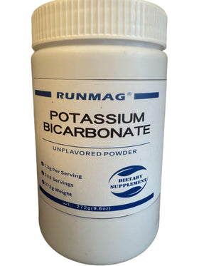 Bicarbonate de potassium RUNMAG 9,6oz vue de face