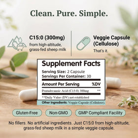 Biduka Acide Pentadécanoïque boîte ouverte montrant capsules
