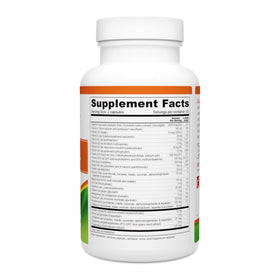 Bienfaits des vitamines B illustrés sur l'étiquette de Wellness Resources