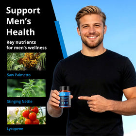 BienRaíz Multivitamines pour Hommes CoQ10 & PQQ 90 Capsules avec capsules visibles