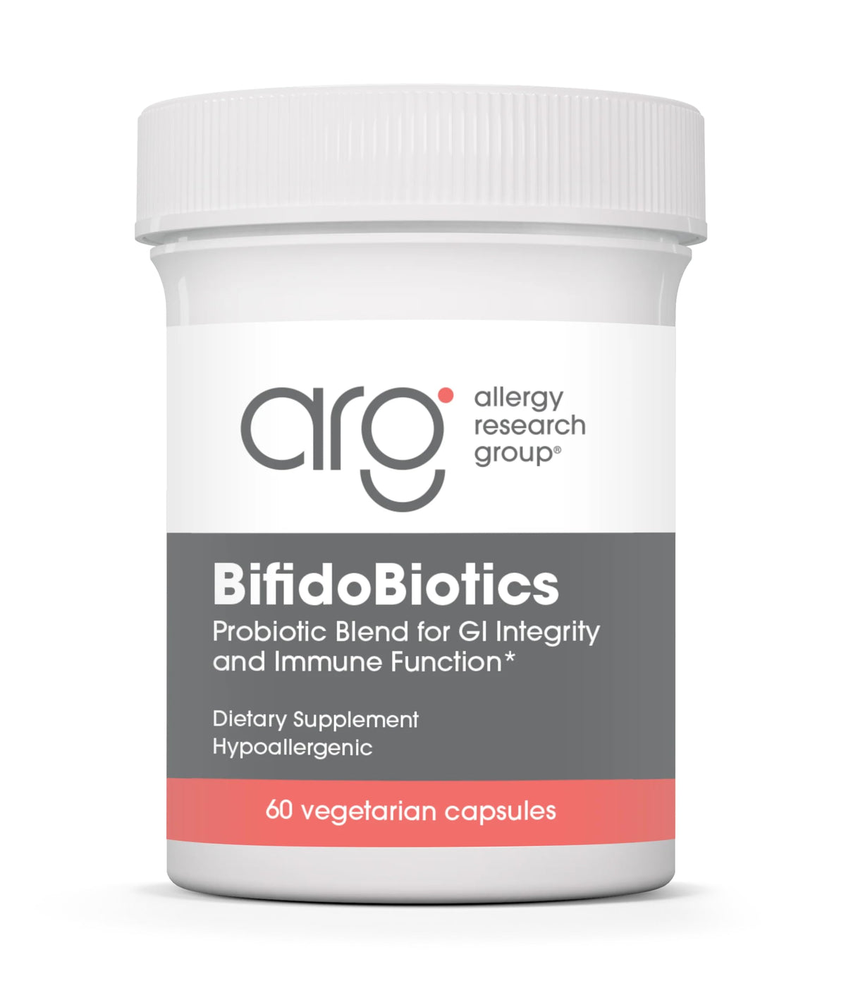 BifidoBiotics Allergy Research Group 60 capsules vue avant