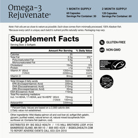 BIG BOLD HEALTH Omega-3 gélules ouvertes montrant le contenu