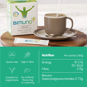 BIMUNO Complément Alimentaire Prébiotique 490g - mélange dans un smoothie