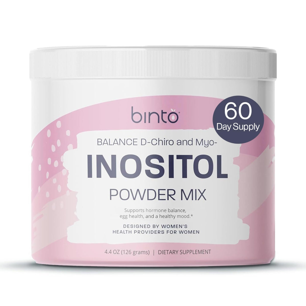 Binto Poudre d'Inositol 60 jours, vue de face
