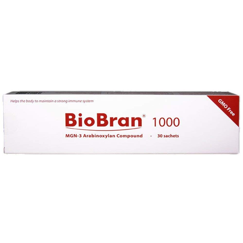 Bio B BioBran MGN-3 sachets de 1000 mg, emballage avant