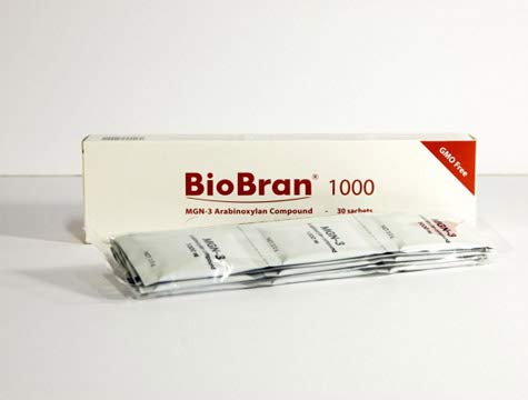 Bio B BioBran MGN-3 sachets de 1000 mg, présentation des sachets