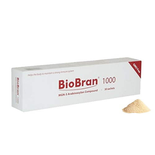Bio B BioBran MGN-3 sachets de 1000 mg, prise avec de l'eau