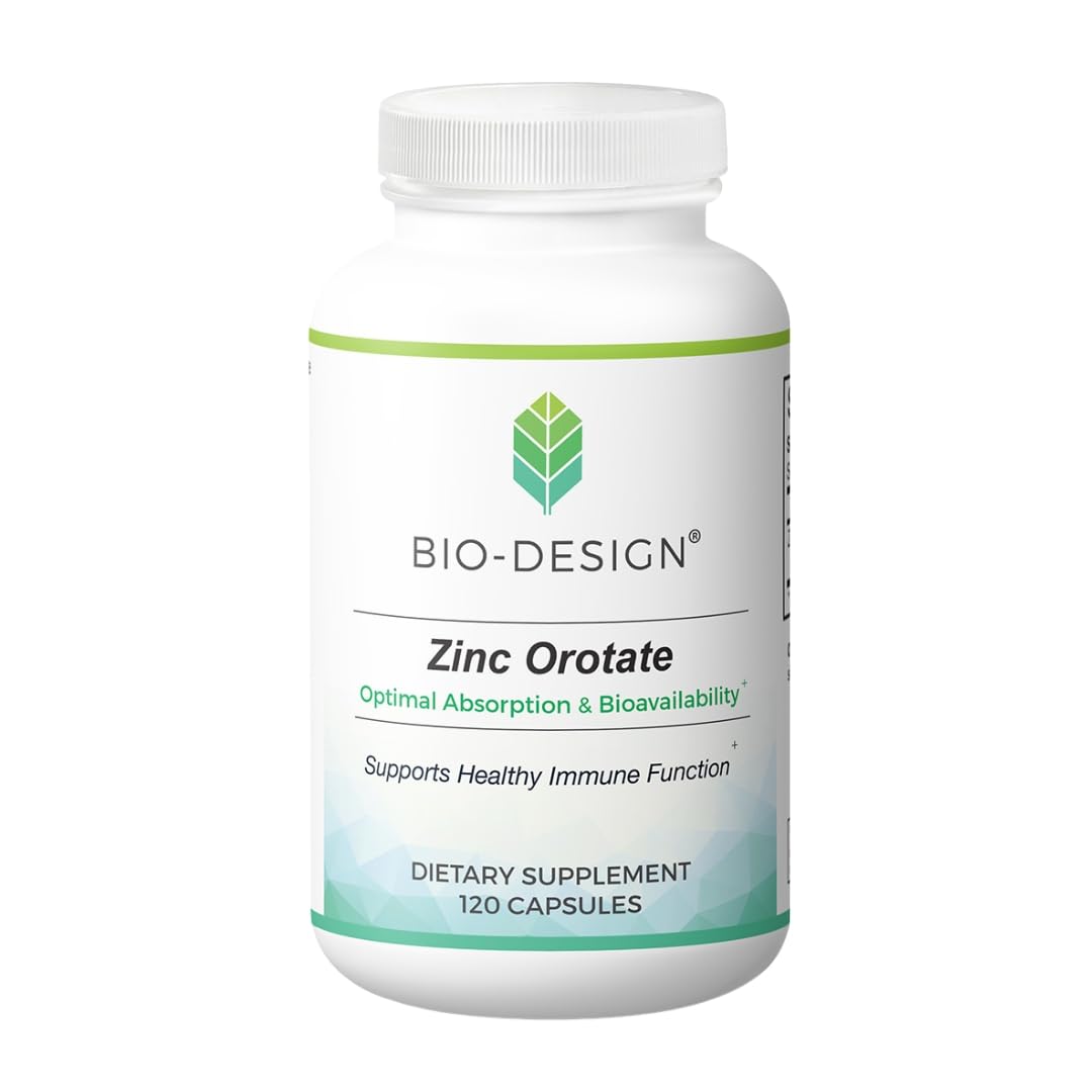 Bio-Design Zinc Orotate 20mg flacon de 120 capsules