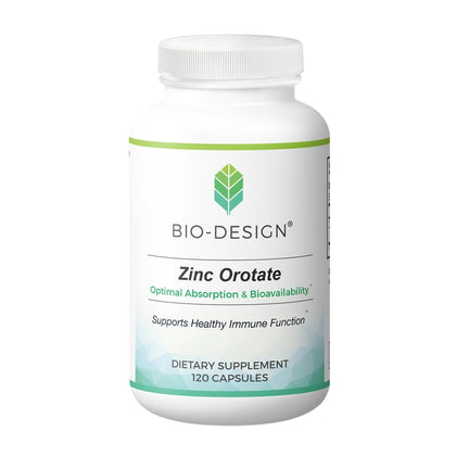 Bio-Design Zinc Orotate 20mg flacon de 120 capsules