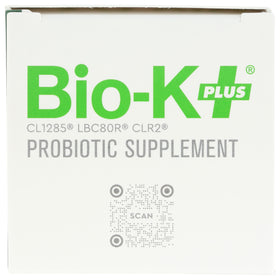Bio-K Plus Complément Alimentaire Probiotique 30 Capsules, étiquette détaillée