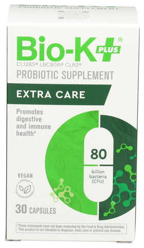 Bio-K Plus Complément Alimentaire Probiotique 30 Capsules, vue de face