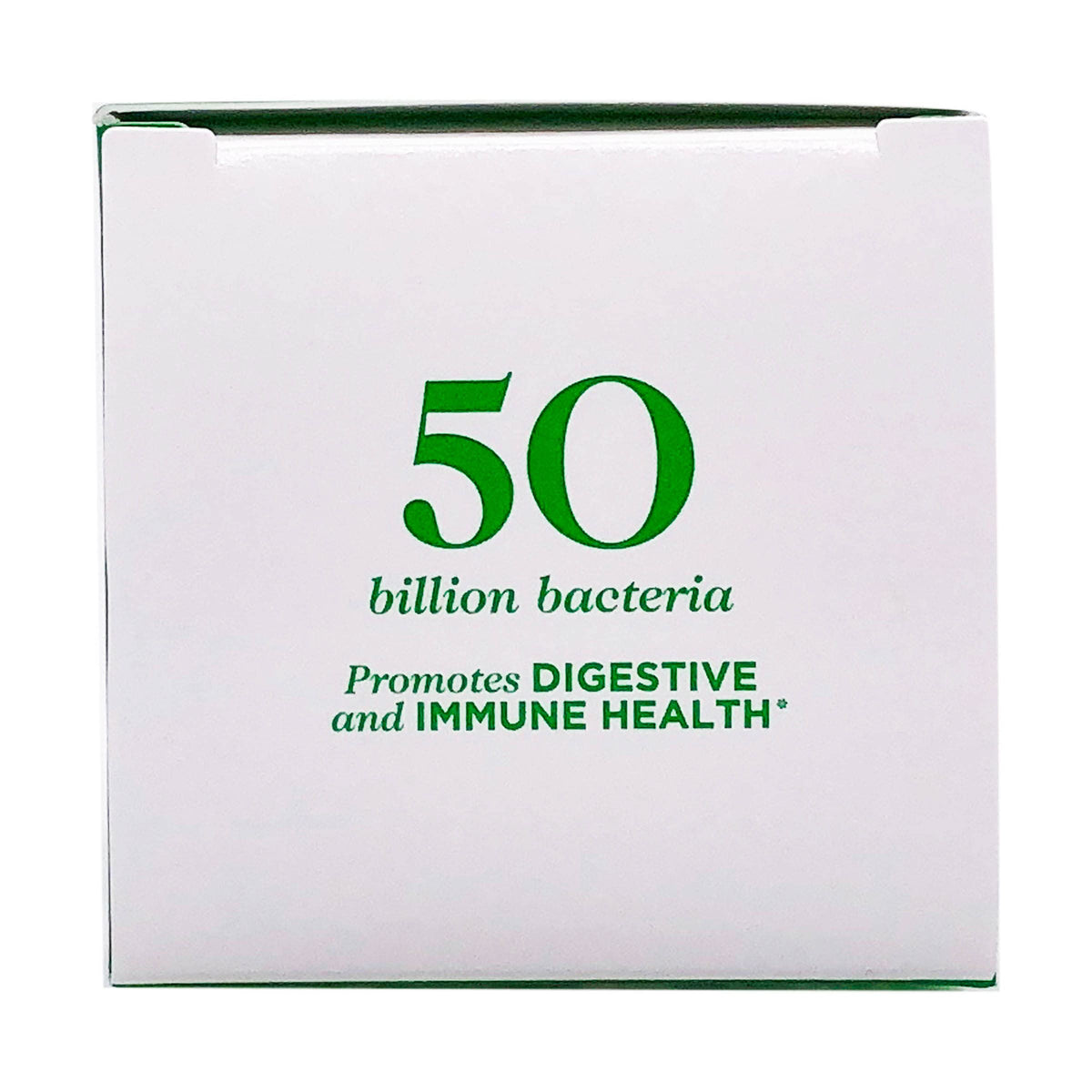 Bio-K Plus Probiotiques 50 Milliards vue latérale de l'emballage