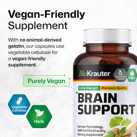 BIO KRAUTER boîte de 100 capsules montrant les dimensions