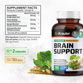 BIO KRAUTER capsules sur un fond neutre