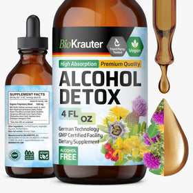 BIO KRAUTER Détox Alcool 4 Fl.Oz vue avant avec étiquette