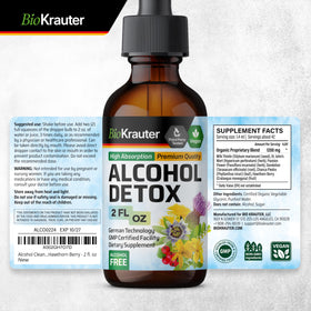 BIO KRAUTER Détoxification Alcool avec un fond naturel