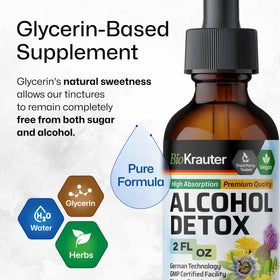 BIO KRAUTER Détoxification Alcool utilisé dans une boisson