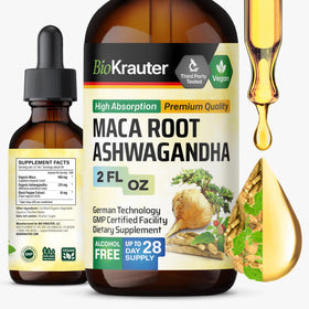 BIO KRAUTER teinture de Maca et Ashwagandha 150g - vue avant