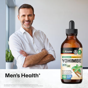 BIO KRAUTER Yohimbine étiquette avec ingrédients et dosage