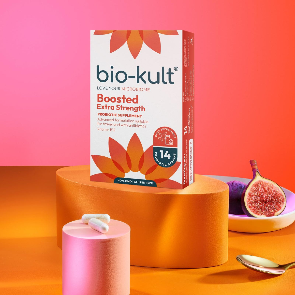 Bio-Kult Complément Alimentaire Probiotique 30 Capsules sur une table