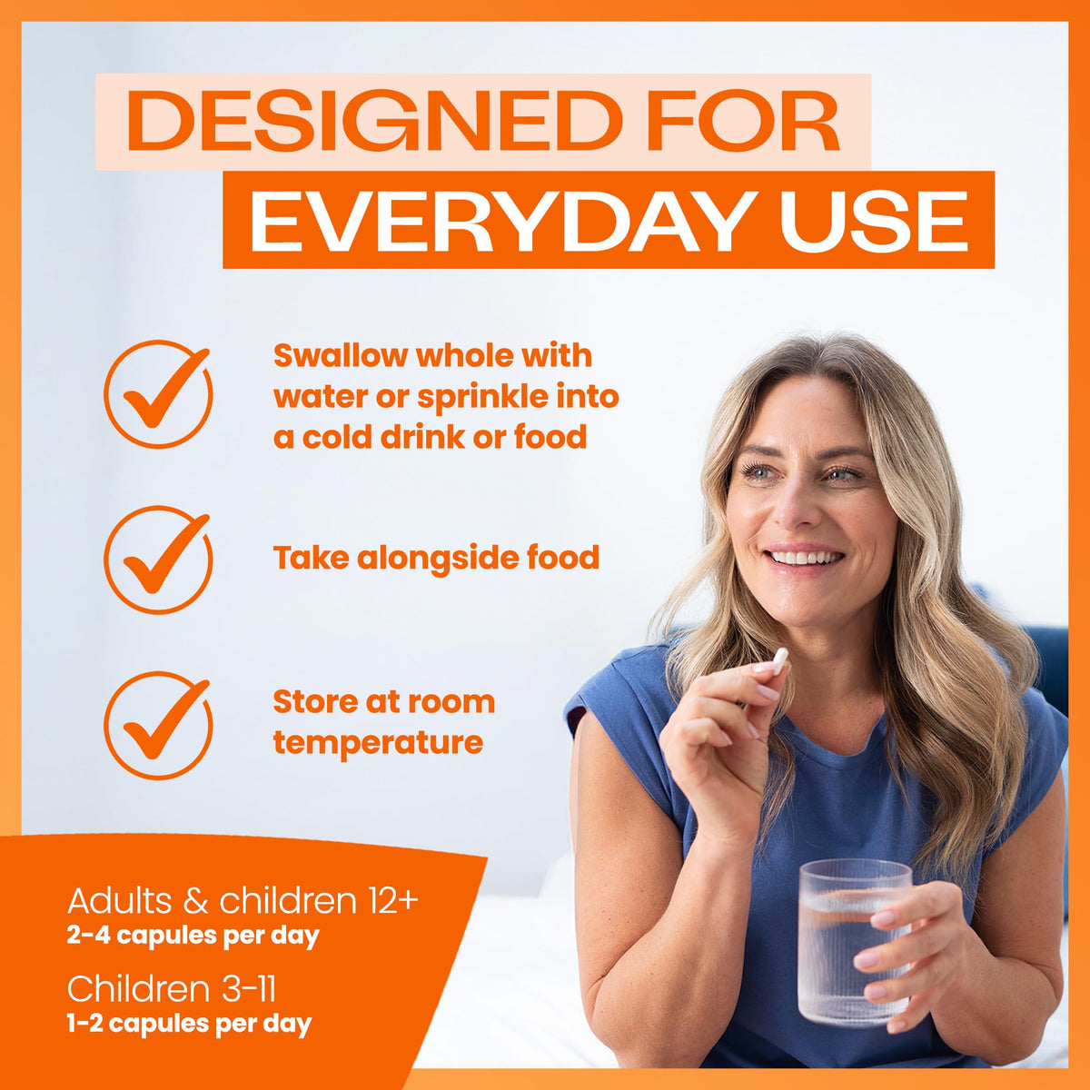 Bio-Kult Everyday Probiotiques capsules sur une table