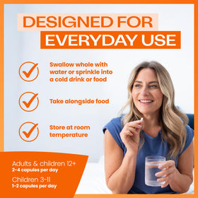 Bio-Kult Everyday Probiotiques capsules sur une table