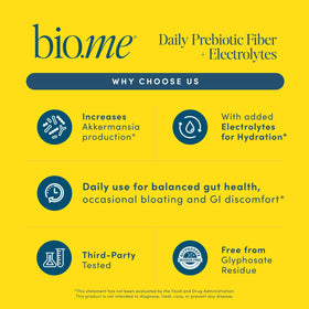 Bio.me Prébiotique en Poudre Saveur Citronade 340g en mélange avec un smoothie