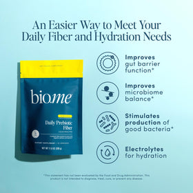 Bio.me Prébiotique en Poudre Saveur Citronade 340g vue arrière