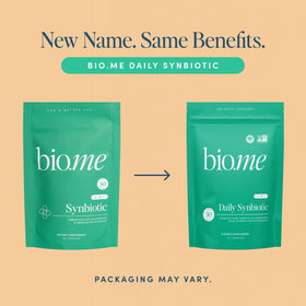 Bio.me Synbiotique 3-en-1 avec des accessoires de santé
