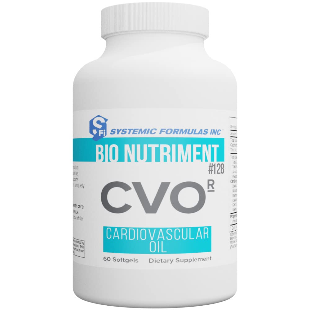 Bio Nutriment CVO-R Huile Cardiovasculaire 60 gélules vue de face