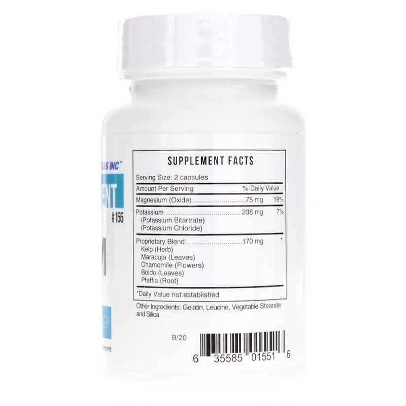 Bio Nutriment Potassium capsules ouvertes montrant le contenu