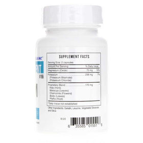 Bio Nutriment Potassium capsules ouvertes montrant le contenu