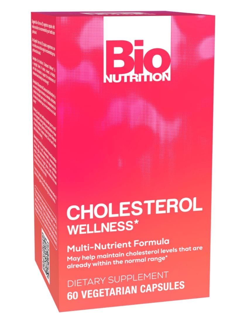 Bio Nutrition Cholesterol Wellness 60 Capsules vue de face
