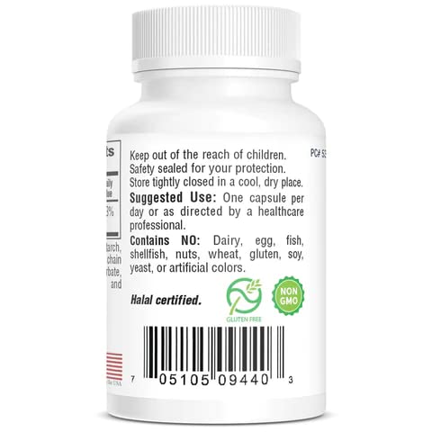 Bio-Tech Pharmacal A-25 complément alimentaire 100 capsules vue de côté
