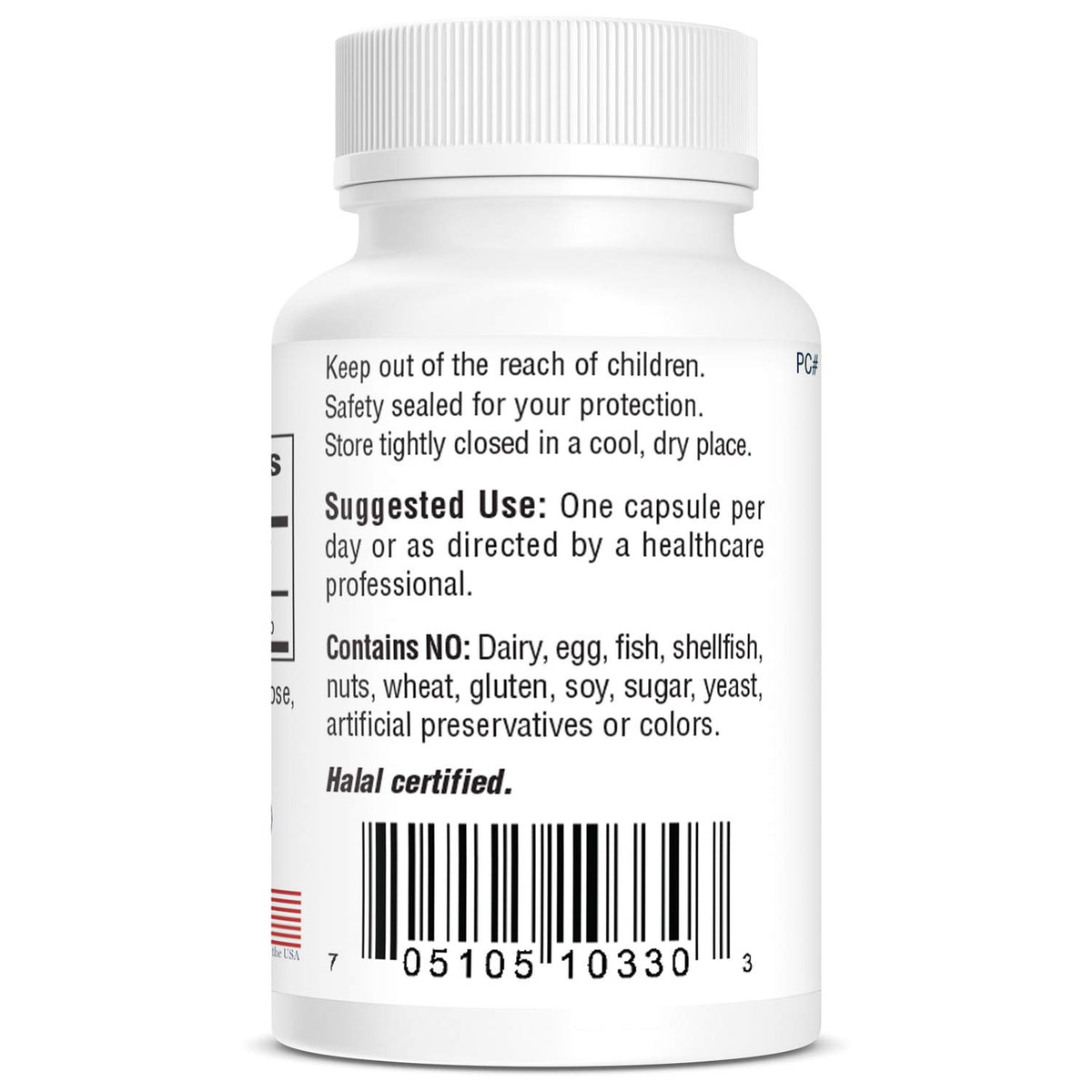 Bio-Tech Pharmacal Acide Folique 20mg comprimés avec étiquette