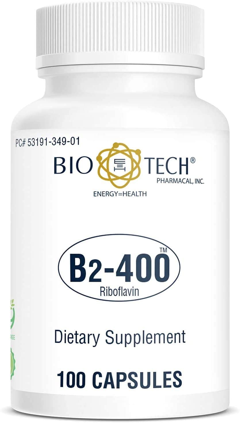Bio-Tech Pharmacal B2-400 100 capsules vue de face