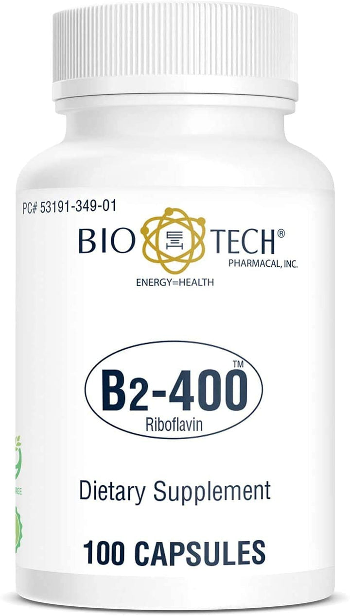 Bio-Tech Pharmacal B2-400 100 capsules vue de face