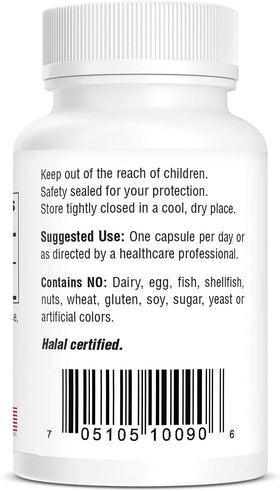 Bio-Tech Pharmacal D3 1 000 UI 250 capsules vue de côté