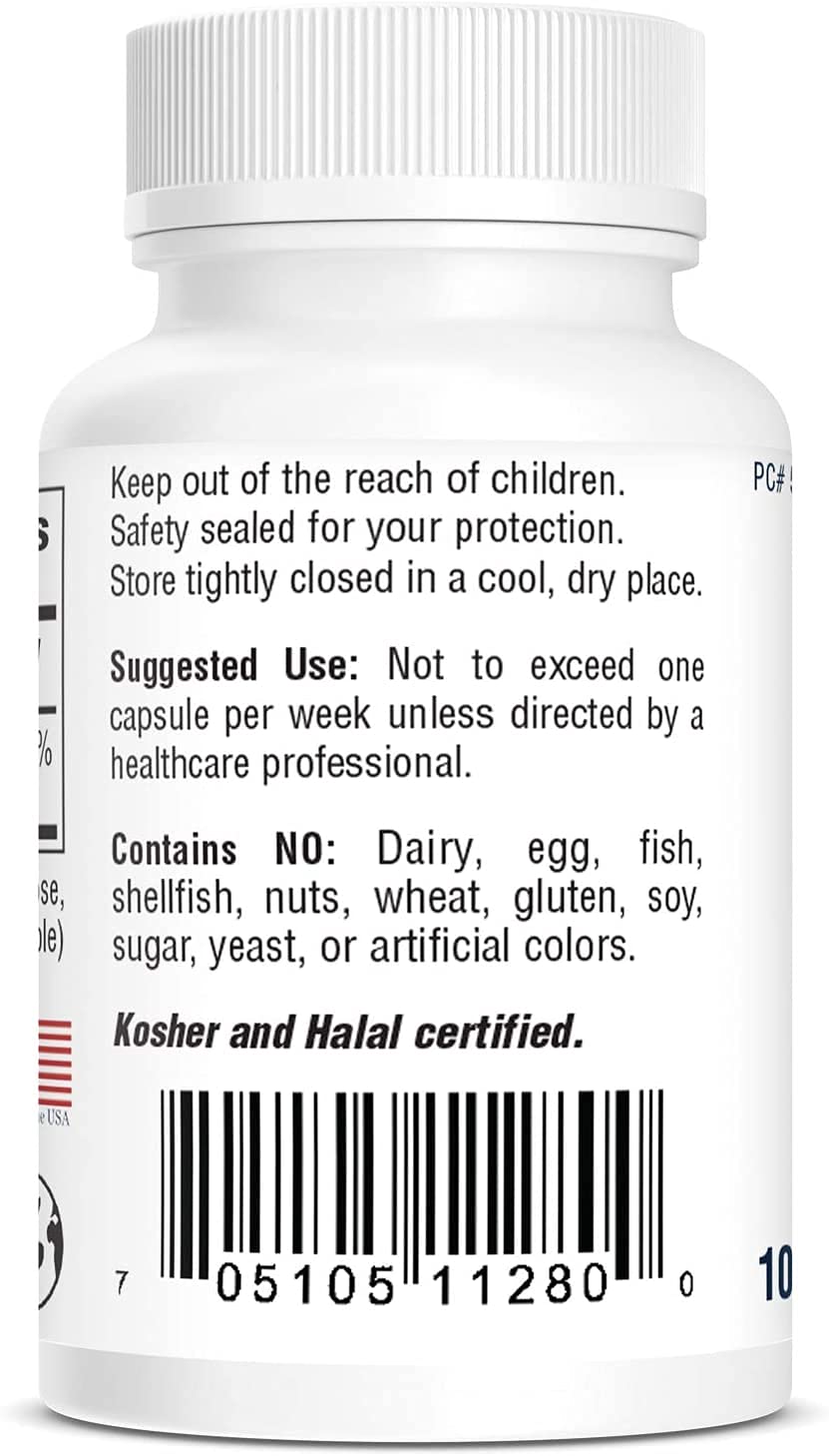 Bio-Tech Pharmacal D3-50 50 000 UI étiquette avec informations nutritionnelles