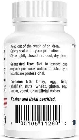 Bio-Tech Pharmacal D3-50 50 000 UI étiquette avec informations nutritionnelles