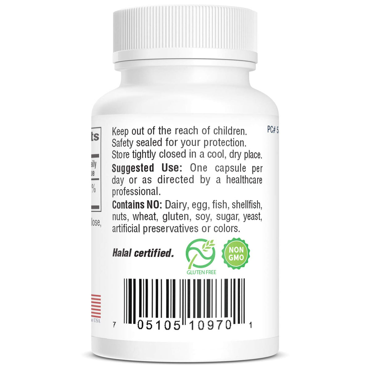 Bio-Tech Pharmacal Se-100 gélules de sélénium, dosage de 100 mcg