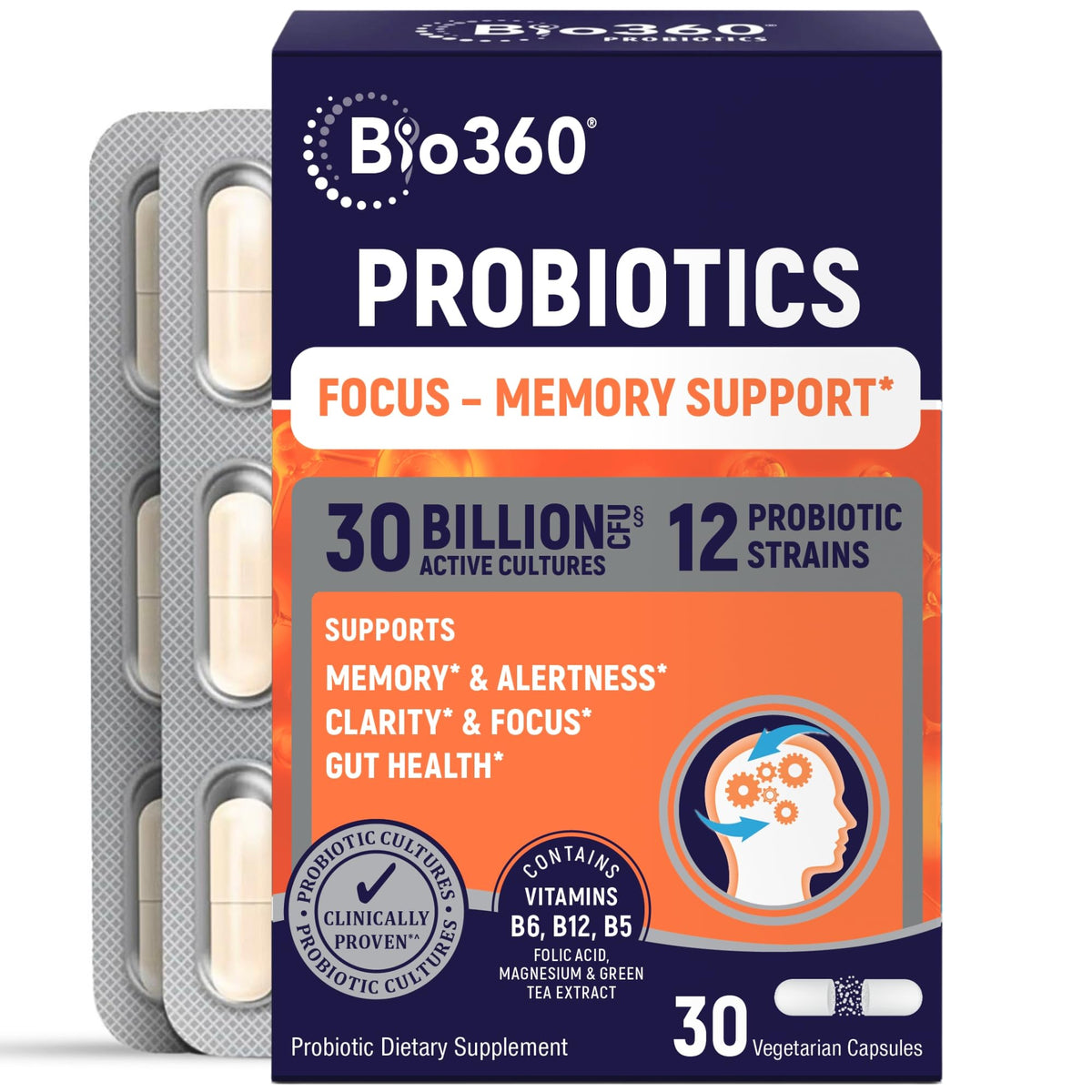 Bio360 Complément Alimentaire Probiotique 30CT boîte avant