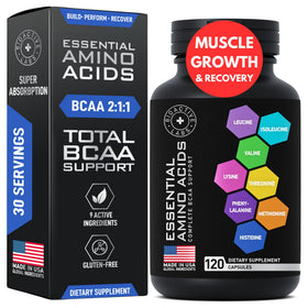 BIOACTIVE LABS Complément Amino Acides Essentiels 120 gélules vue de devant