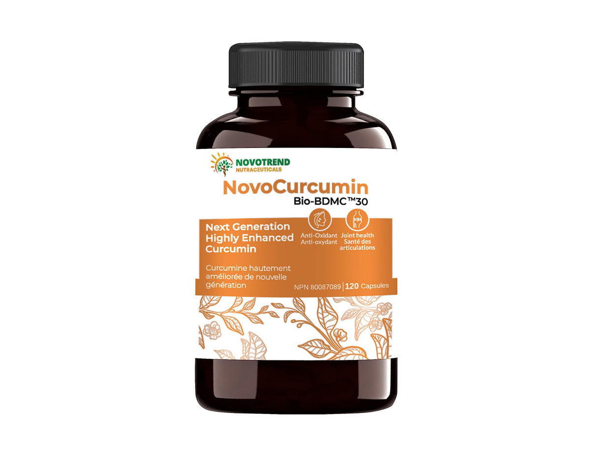 BIOBDMC NovoCurcumin 120 capsules vue de face