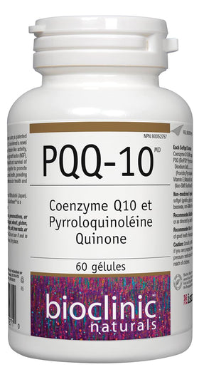 Bioclinic Naturals CerebroVital PQQ-10 60 gélules ouvertes
