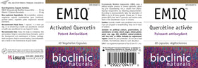 Bioclinic Naturals EMIQ Quercétine 60 gélules avec ingrédients listés