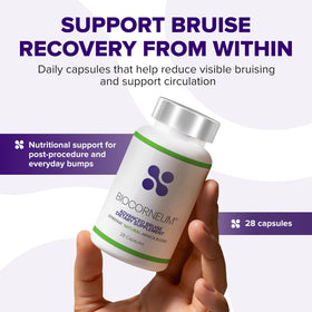 BIOCORNEUM complément alimentaire anti-hématomes 28 capsules vue latérale