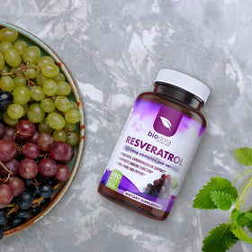 Biodora Resvératrol 1600mg capsules ouvertes