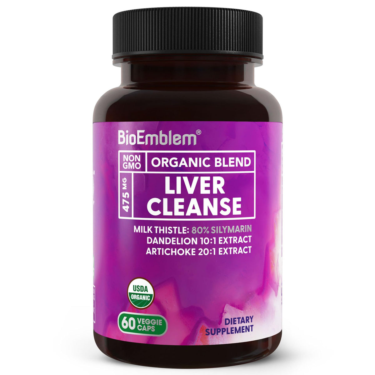 BioEmblem Complément Alimentaire 80% Silymarine 60 Capsules vue avant