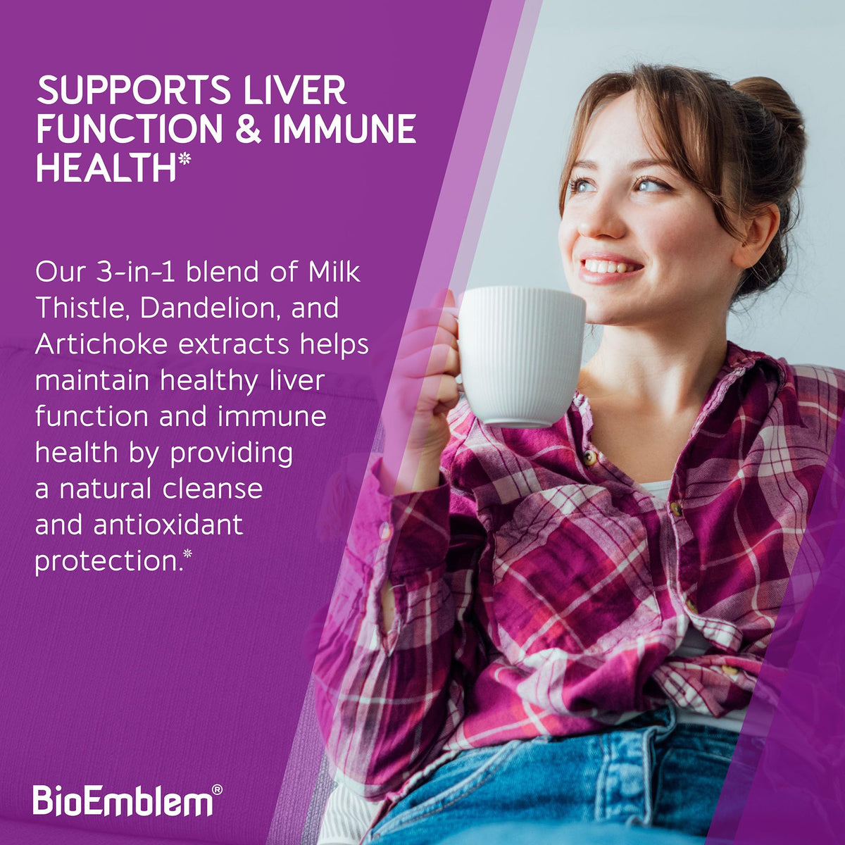 BioEmblem Complément Alimentaire 80% Silymarine flacon ouvert